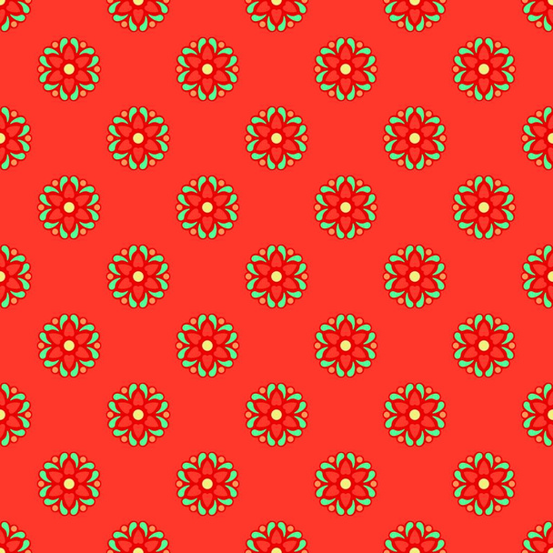 Seamless background with abstract ethnic pattern.. Seamless background with abstract ethnic pattern. Vector illustration. - Vektori, kuva