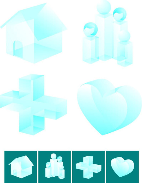 Icon set / Family values - Vector, Image