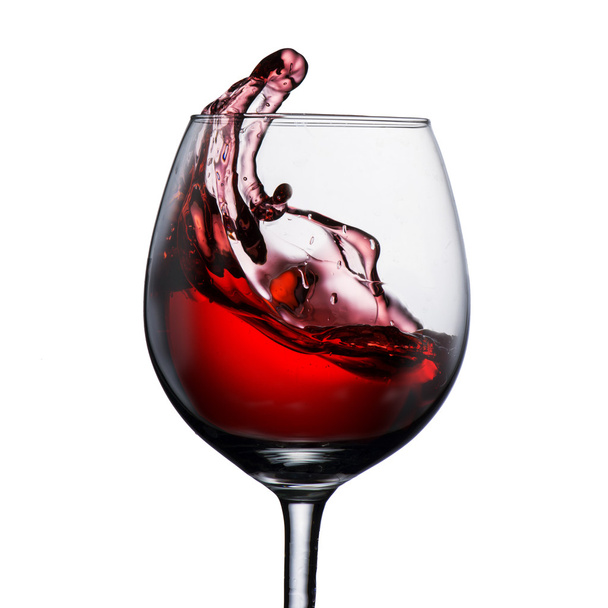 Red Wine Splash - Φωτογραφία, εικόνα
