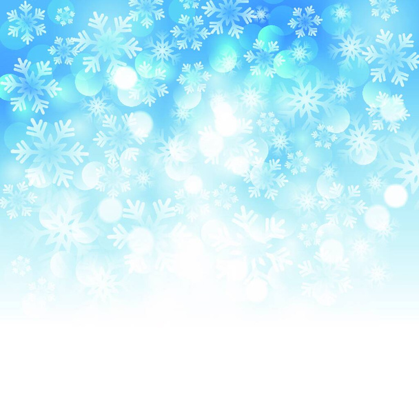 Christmas snowflakes background. Vector illustration. Abstract Christmas snowflakes background. Gray color - Vetor, Imagem