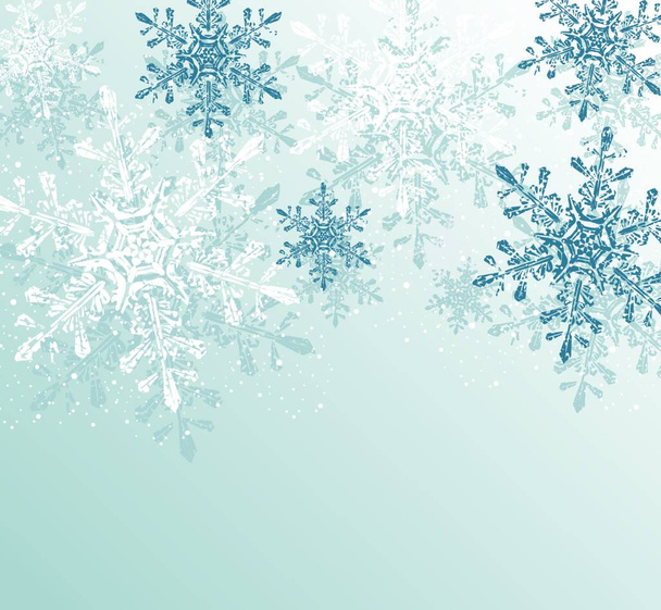 Silver winter abstract Christmas Background.Vector illustration. - Vektor, obrázek