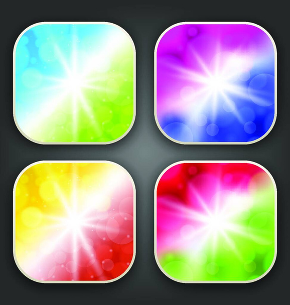 Illustration abstract backgrounds with for the app icons - vector - Вектор, зображення