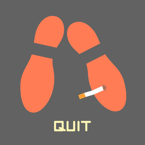Quit smoking - Vector, Image
