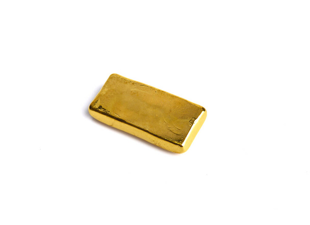 zlaté cihly izolovaných na bílém - Fotografie, Obrázek