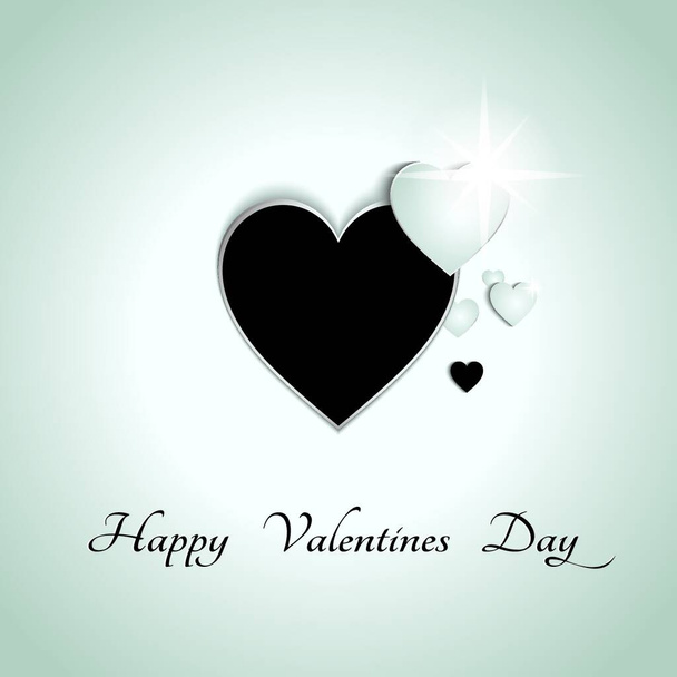 valentines day background, copy space - Vector, imagen