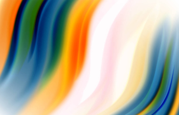 Fond abstrait - ondes de gradient de couleur fluide, avec effet de ligne de mouvement dynamique. Illustration vectorielle pour papier peint, bannière, fond, carte, illustration de livre, page de destination
 - Vecteur, image