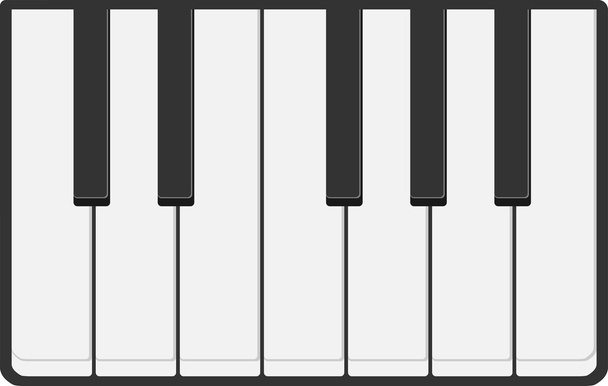 Vektorové ikonu klávesnice klavíru - Vektor, obrázek