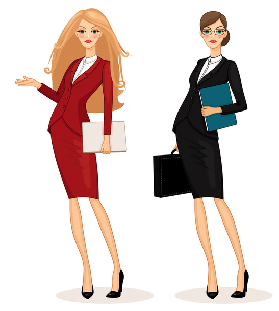Business woman - Vector, Image