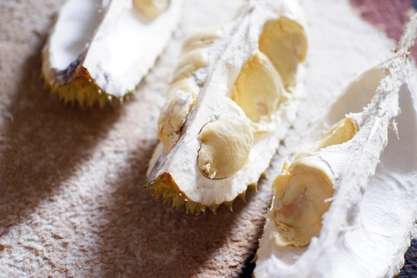 delicious durian fruit as a background - Photo, Image
