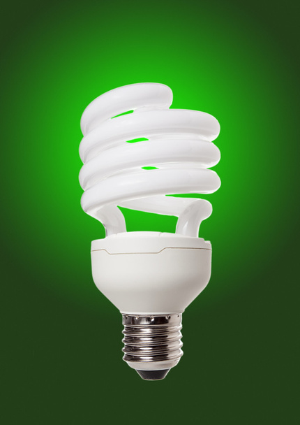 Lampa na zielono - Zdjęcie, obraz
