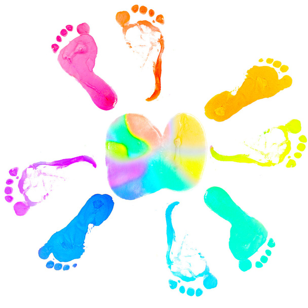 Baby's foot print - Valokuva, kuva
