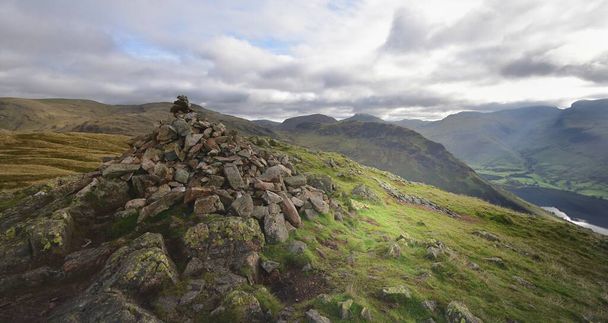 The Wasdale fells from Middle Fell - Photo, Image
