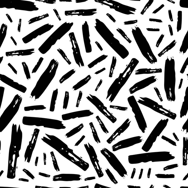 Seamless Pattern with hand drawn scribble smears - Vector, Image