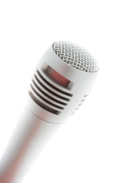 Microphone on white - Photo, Image