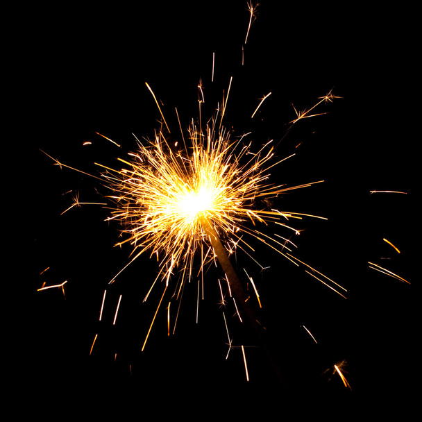 Nieuwjaar sparkler - Foto, afbeelding