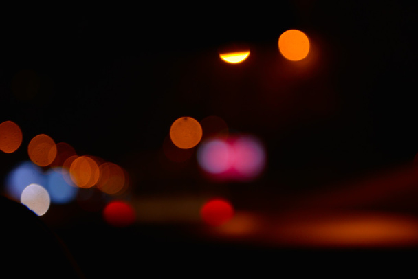 Blurred city lights - Photo, Image