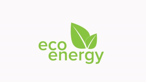 Green Eco Energy Concept Video Animation Eco Power Εναλλακτική Ενέργεια, Τρόποι Καθαρής Παραγωγής Ηλεκτρικής Ενέργειας - Concept Animation. - Πλάνα, βίντεο