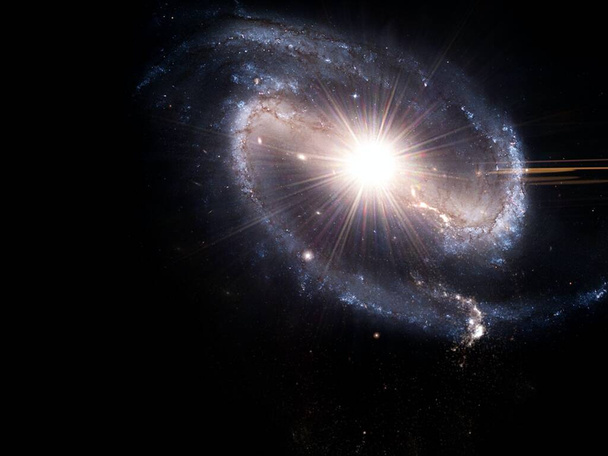 Uzayda gaz ve tozla soyut solucan deliği, galaksi ve yıldızlar Premium Fotoğrafı, parlayan yıldızlar, yıldız tozu ve nebula ile siyah holespace arka planı. Gerçekçi evren. Samanyolu ve gezegeni ile renkli galaksi. - Fotoğraf, Görsel