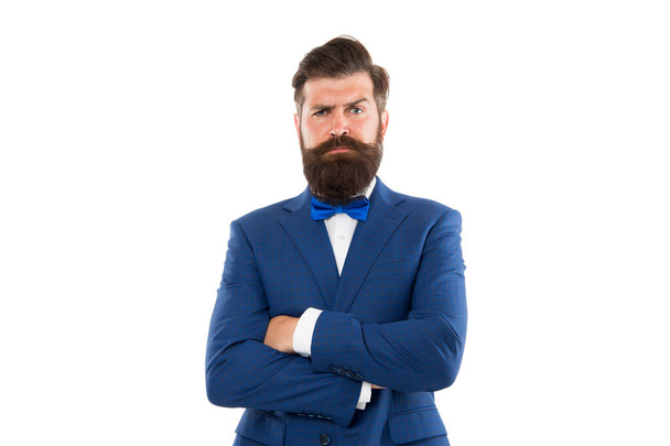 male fashion model posing. Handsome brunette model with beard and moustache. Business man portrait. Perfect suit. bearded man in expensive suit. Handsome young businessman. Business Suits for Men - Fotoğraf, Görsel