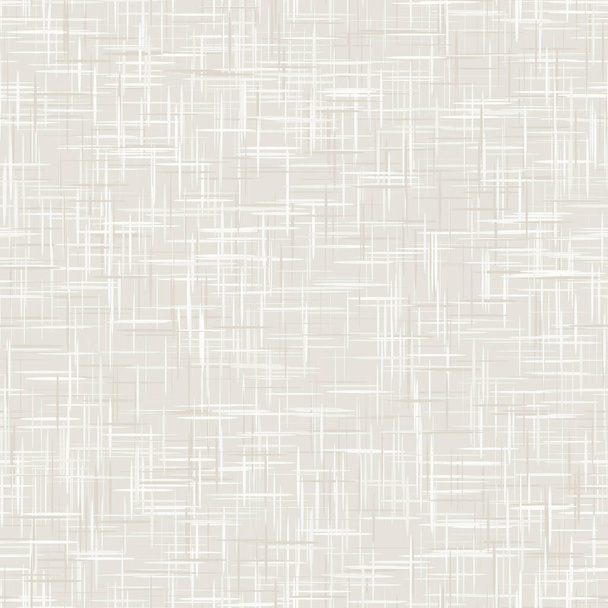 Fondo de textura de lino francés gris blanco natural. Patrón sin costura de fibra de lino viejo de Ecru. Hilo orgánico primer plano tejido para papel pintado, lona de embalaje de tela beige de Ecru. Vector EPS10 repetición de azulejos
 - Vector, Imagen