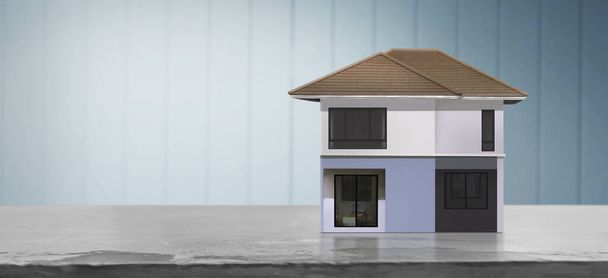 Dům Model tam prostor.Home, bydlení a realitní koncept - Fotografie, Obrázek