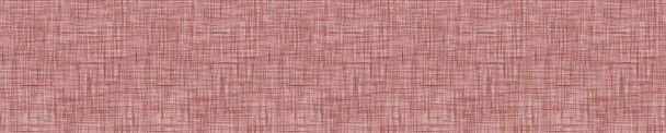 Maroon Red Gray French Linen Texture Background. Старый Ecru Flax Fibre Seamless Pattern. Органический эффект тканной ткани крупным планом. Ecru Beige Cloth Edge Trim. Вектор S10
 - Вектор,изображение