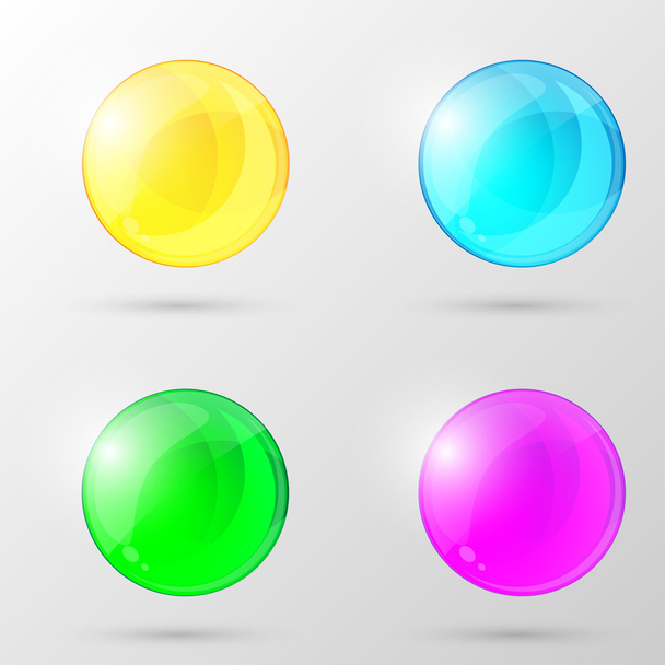 Glossy sphere. - Vector, Imagen