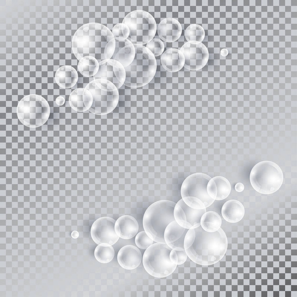 Sfondo con bolle trasparenti. Illustrazione vettoriale
 - Vettoriali, immagini