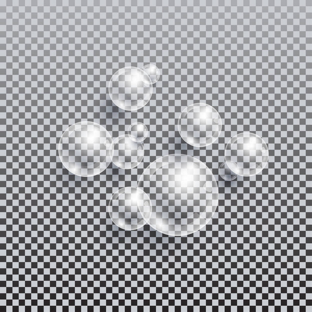Sfondo con bolle trasparenti. Illustrazione vettoriale
 - Vettoriali, immagini
