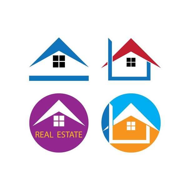 Real Estate, Property and Construction Logo design  - Vektor, obrázek