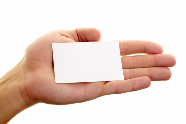 Showing blank card - Foto, Imagem