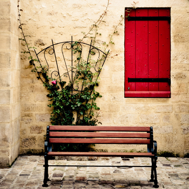 bench and window - Photo, Image