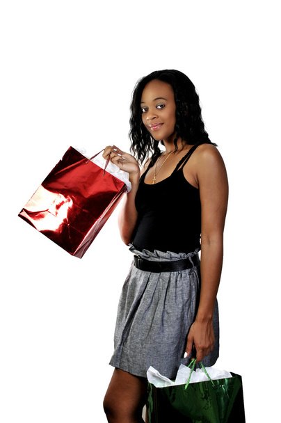 Mujer de compras
 - Foto, imagen