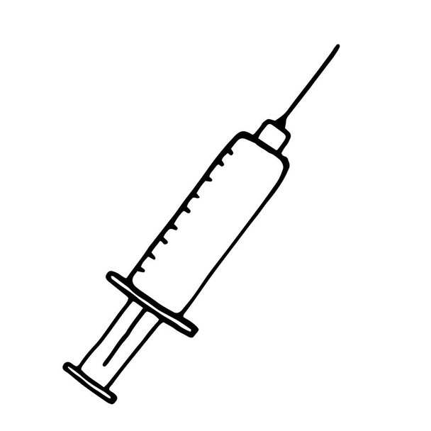  Close-up de uma seringa médica
 . - Foto, Imagem
