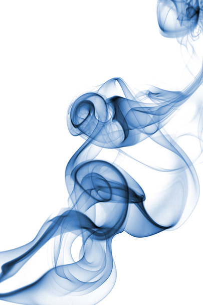 Abstract blue smoke background - Foto, afbeelding