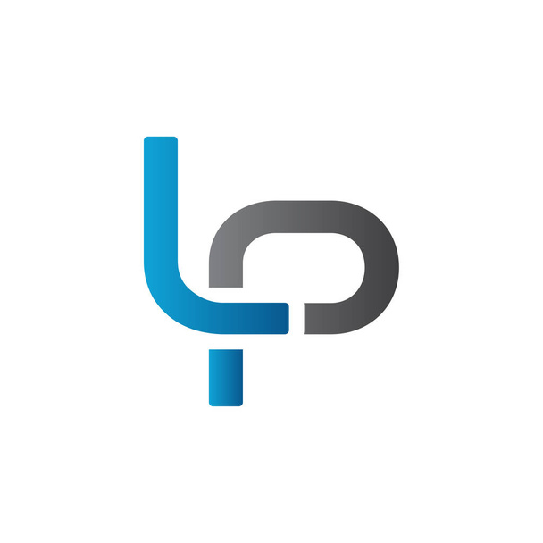 Initiële LP letter Business Logo Design vector Template. Abstract Letter LP logo Design - Vector, afbeelding