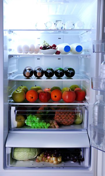 Refrigerator full of food - Foto, Bild