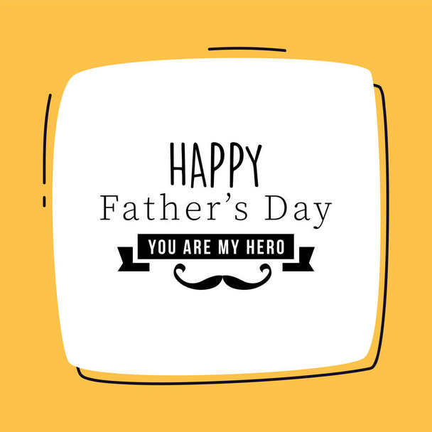 Boldog Apák Napja kártya - Vektor, kép