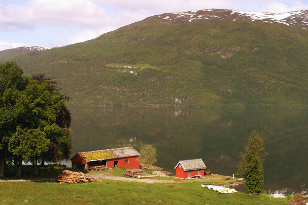scandinavia view, selective focus - Φωτογραφία, εικόνα