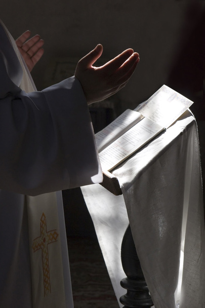 Modlitwa w niektórych Kościół katolicki - Zdjęcie, obraz