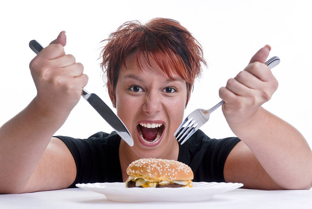 fast food, calories in meal - Фото, зображення