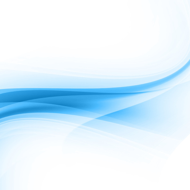 Blue Curved Abstract Background - Foto, Imagem