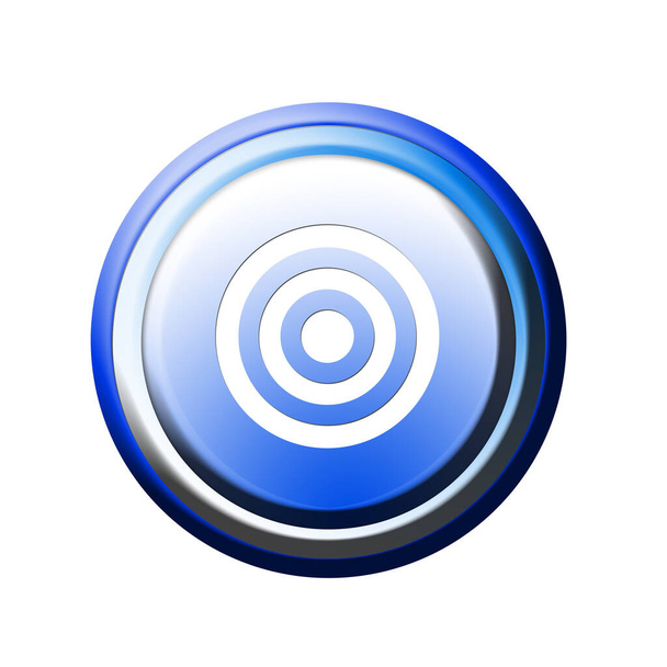 target button, graphic illustration - 写真・画像