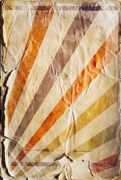 Retro revival sunbeam poster fondo en color
 - Foto, Imagen