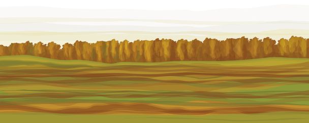 Vector of autumn landscape. - Vector, Image