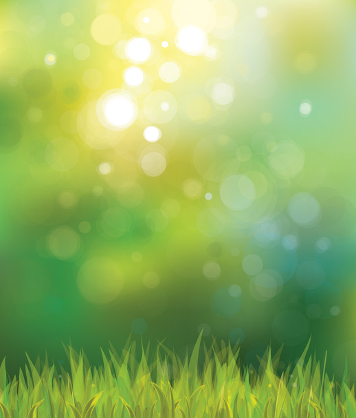 Sunny spring background - Vector, Image