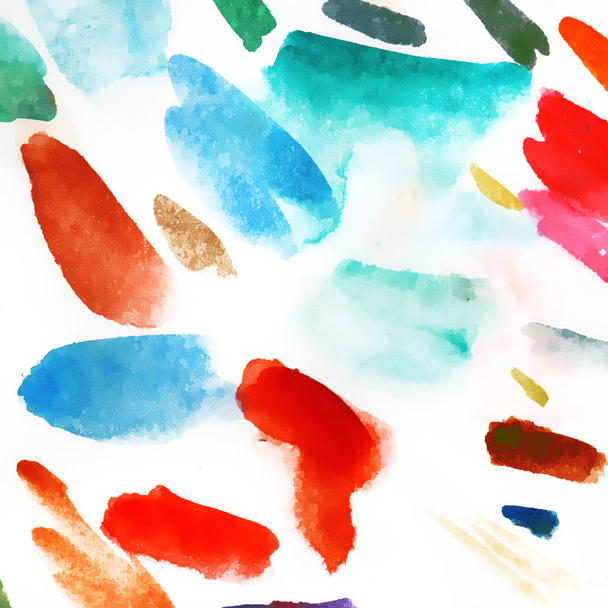  Color abstract watercolor spots background - Photo, Image