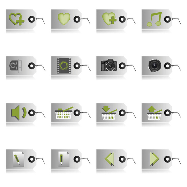 graphic Web icons, Menu icons - Fotó, kép