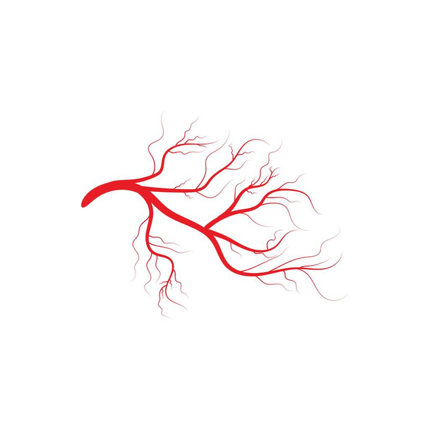 Icône des artères Illustration vectorielle Modèle de logo
 - Vecteur, image