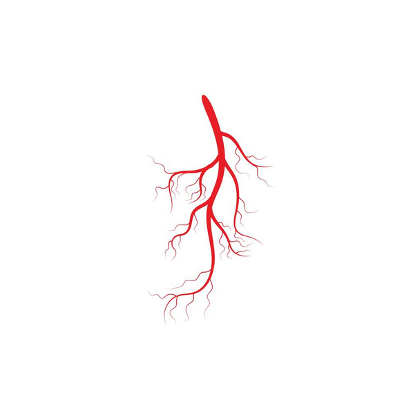 Дизайн логотипа векторной иллюстрации артерий
 - Вектор,изображение